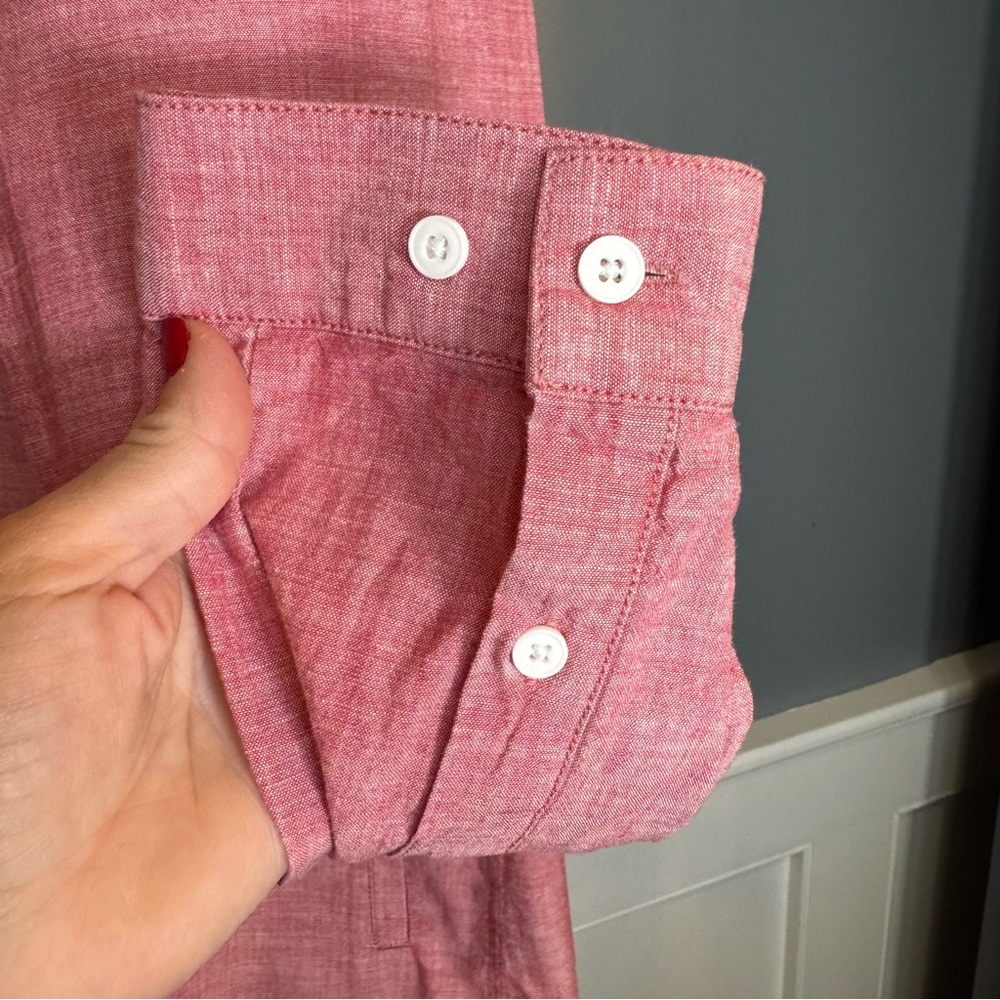 Duluth Trading Co Red Cotton Pullover Tunic Shirt‎ Women’s L - Picture 7 of 12
